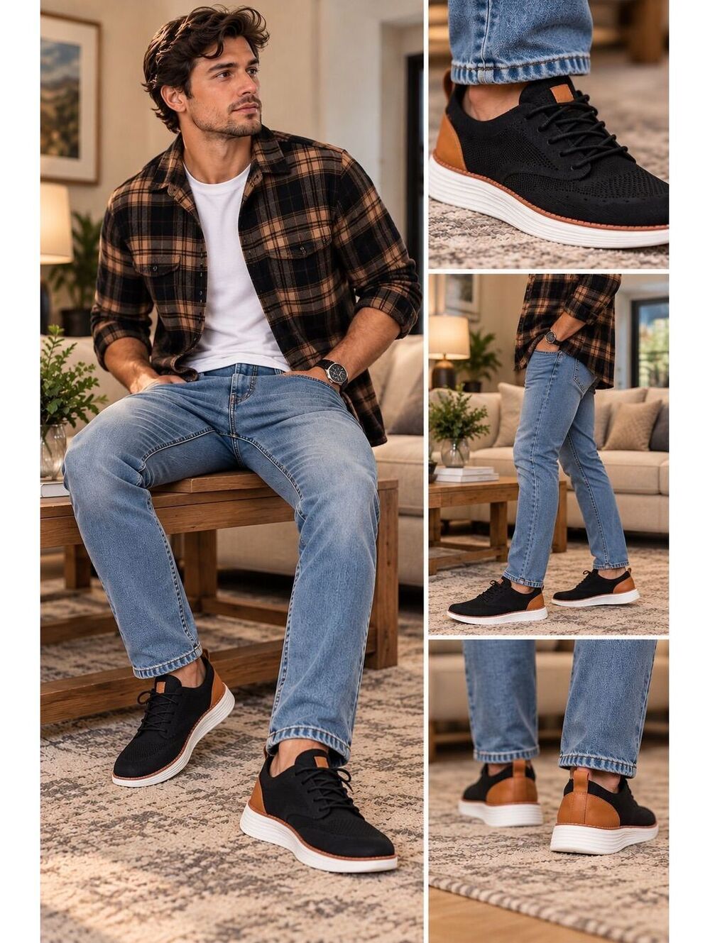 NEW in box Men’s woven comfortable shoe sz 43